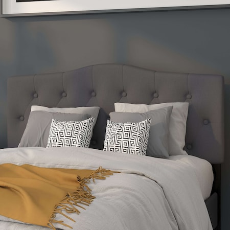 Flash Furniture Full Cambridge, Headboard, Gray Fabric HG-HB1708-F-DG-GG